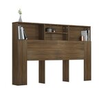 vidaXL Armoire de tête de lit Chêne marron 160x19x103 5 cm