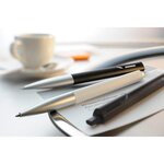 Stylo à bille rétractable NOTO Corps Plastique Pointe Moyenne white silver LAMY
