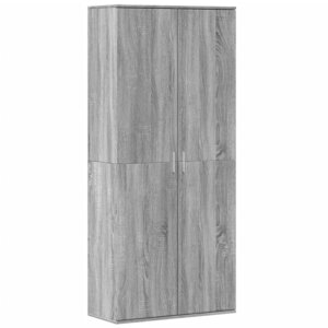 vidaXL Buffet haut sonoma gris 80x35x180 cm bois d'ingénierie