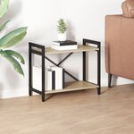 vidaXL Bibliothèque Chêne sonoma 60 x 30 x 48.5 cm Bois d'ingénierie