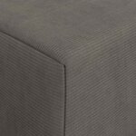 vidaXL Canapé-lit pliable Gris clair 200 x 70 x 15 cm