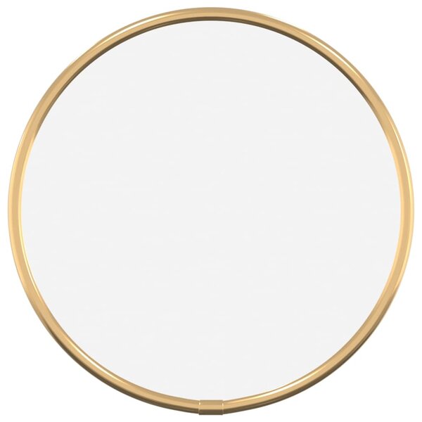 vidaXL Miroir mural Doré Ø 20 cm Rond