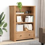 vidaXL Bibliothèque 80x35x110 cm Bois de pin massif Assortiment Panama