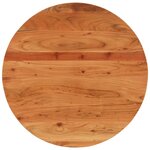 vidaXL Dessus de table Ø70x2 5 cm rond bois massif d'acacia