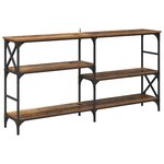 vidaXL Table console Bois ancien 150 x 29 x 76 5 cm Bois d'ingénierie