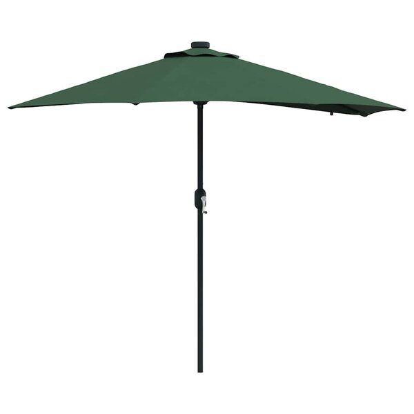 vidaXL Parasol de jardin Vert 294 x 150 x 223 cm tissu