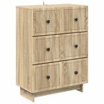 vidaXL Armoire à tiroirs 66 x 34 5 x 90 cm Bois d'ingénierie