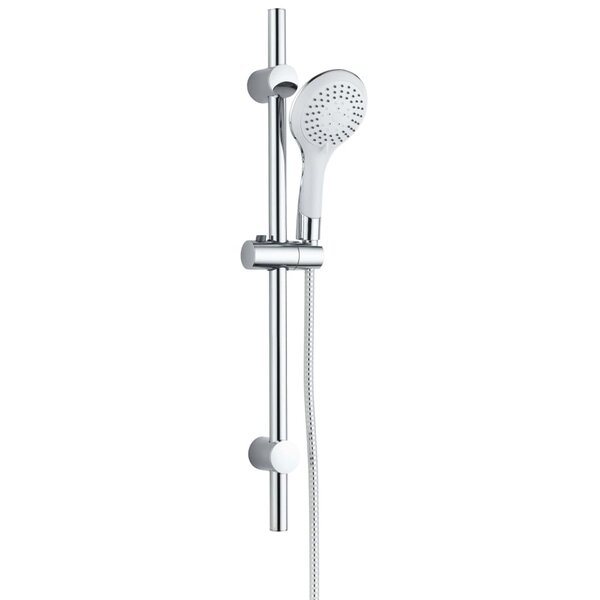 SCHÜTTE Ensemble de barre de douche 5 fonctions 70 cm LIANA chromé