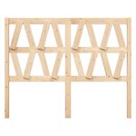 vidaXL Tête de lit 126x4x100 cm Bois massif de pin