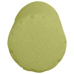 vidaXL Coussins d'accent 2 Pièces Vert clair Ø 15 x 40 cm tissu