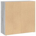 vidaXL Bibliothèque sonoma gris 80x30x77 cm bois d'ingénierie