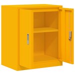 vidaXL Armoire de rangement Jaune moutarde 60 x 40 x 70 cm Acier