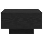vidaXL Table basse Chêne noir 55 x 55 x 31 cm Bois d'ingénierie