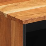 vidaXL Cabinet de chevet Marron 50 x 33 x 62 cm Bois d'acacia massif