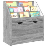 vidaXL Bibliothèque pour enfants Gris Sonoma 60 x 29 5 x 69 cm