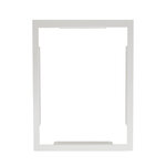 Cadre d'encastrement Eclipse blanc 9016M