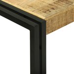 vidaXL Table console 120x33x75 cm en bois massif brut de manguier