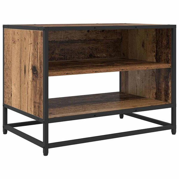vidaXL Meuble TV Bois ancien 61 x 40 x 46 cm Bois d'ingénierie