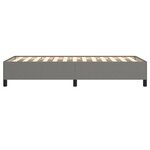 vidaXL Cadre de lit sans matelas gris foncé 90x200 cm tissu