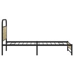 vidaXL Cadre de lit sans matelas 90x190cm chêne sonoma bois ingénierie