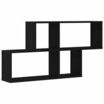 vidaXL Étagère Murale Chêne noir 76 x 15 x 53 cm Bois d'ingénierie