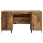 vidaXL Bureau Bois ancien 142 5 x 50 x 75 cm Bois d'ingénierie