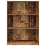 vidaXL Bibliothèque vieux bois 80x24x109 cm bois d'ingénierie