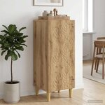 vidaXL Buffet Chêne artisanal 33 x 34 5 x 90 cm Bois d'ingénierie