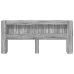 vidaXL Cabinet de Tête de Lit Sonoma gris Bois d’ingénierie