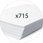Classeur à levier polypropylène A4 maxi dos de 80mm - A4 Rouge EXACOMPTA