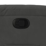 vidaXL Fauteuil inclinable gris foncé tissu microfibre