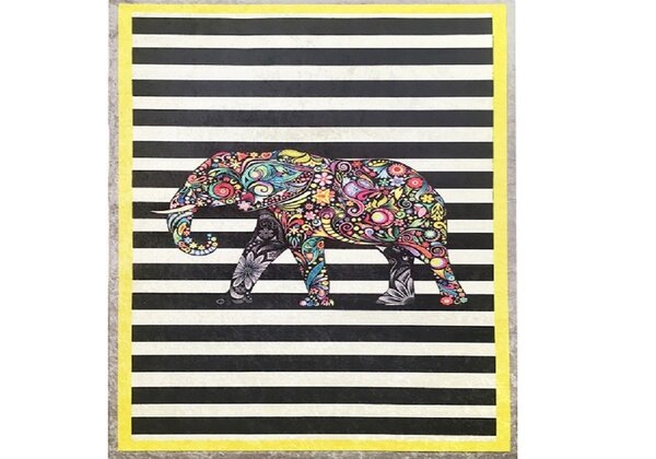 Tapis d'intérieur Gan 120 x 180 cm - Jaune
