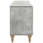vidaXL Meuble TV 150 x 31 x 50 cm Gris béton Bois d'ingénierie
