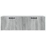 vidaXL Meuble TV mural Sonoma gris 98 x 31 x 30 cm Bois d'ingénierie