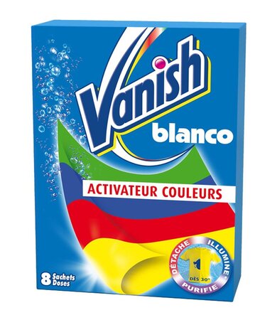 Activateur Couleur - 8 Sachets VANISH