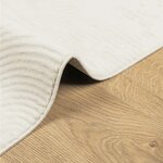 vidaXL Tapis IZA poils courts style scandinave crème 120x170 cm