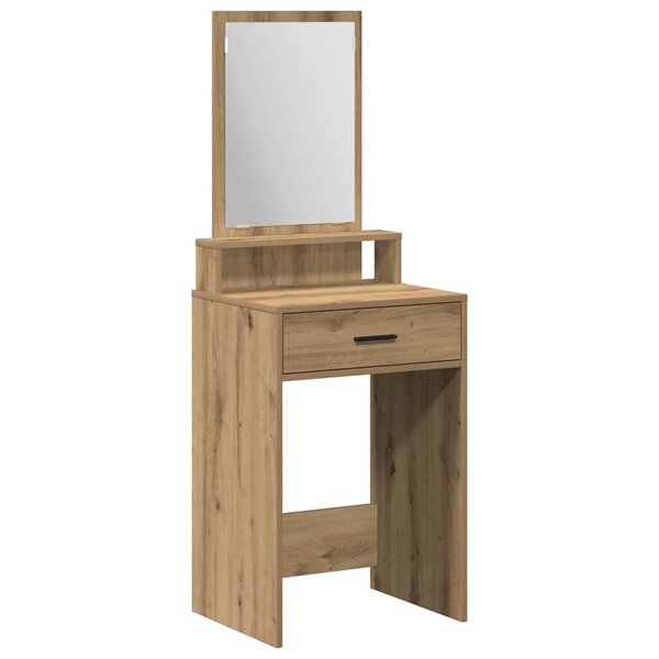 vidaXL Coiffeuse Chêne artisanal 50 x 41 x 140 cm Bois d'ingénierie