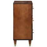 vidaXL Buffet Marron 60 x 33 x 75 cm Bois de mangue massif
