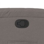 vidaXL Fauteuil inclinable Taupe Tissu