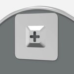 vidaXL Miroir mural Argenté Ø 20 cm Rond