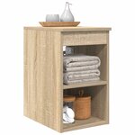 vidaXL Meuble de Salle de Bain In-between Chêne Sonoma 30 x 41 x 50 cm