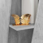 vidaXL Étagère latérale Gris béton 33 x 32 x 70 5 cm Bois d'ingénierie