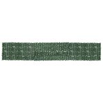 vidaXL Écran de balcon avec feuilles vert foncé 600x100 cm