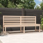 vidaXL Banc de jardin 201 5 cm bois massif de pin