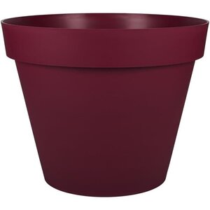 Pot de fleurs rond 76 L - Rouge bourgogne