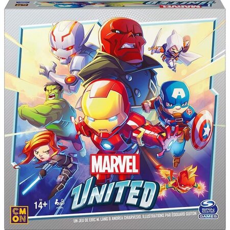 Marvel united - jeu de cartes stratégique coopératif - univers super héros - 6059768 - jeu pour adultes et enfants a partir de 8 ans