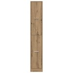 vidaXL Armoire d'apothicaire chêne artisanal bois d'ingénierie
