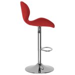 vidaXL Tabourets de bar lot de 2 rouge bordeaux velours