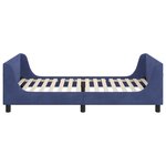 vidaXL Cadre de lit pour enfants avec tête de lit Bleu police