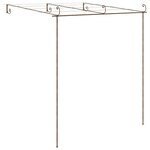 vidaXL Pergola de jardin Marron antique 3x3x2 5 m Fer